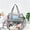Grey, variant on Clear Tote Bag,Clear Bag for Stadium Events,Sports Fan Handbags Purses Stadium Approved for Sports Games,Gym,Lunch Bag for Work(Silver)