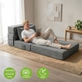 thumbnail image 2 of Sofá Cama Plegable Nube DR JOOHN Individual Gris, 2 of 8