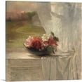 thumbnail image 1 of ARTCANVAS Flowers On a Window Ledge Canvas Art Print by John La Farge - Size: 36" x 36" (1.50" Deep), 1 of 9