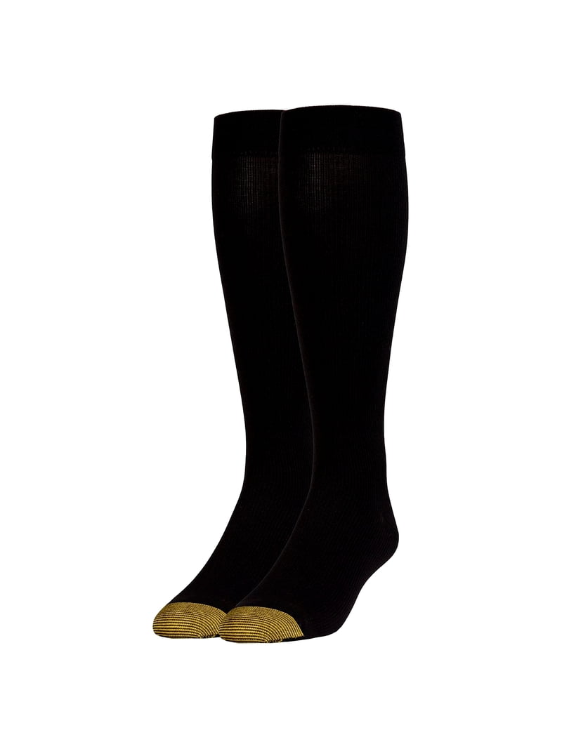 slim fit dress slacks Striped Cotton Over the Calf Dress Socks, Light Compression Socks