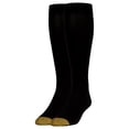 thumbnail image 5 of Men's Gold Toe 210H Mild Compression Over The Calf Rib Sock (Black 10-13), 5 of 6