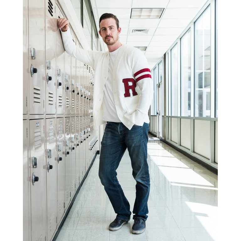 【でんじゅん】50s LETTERMAN'Sヴィンテージカーディガン60s Hip Hop 50's Shop - Mens 1950s Letterman Cardigan Sweater
