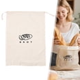 thumbnail image 5 of Reusable Linen Bread Bag with TPU Lining and Drawstring Closure, Sourdough Bread Storage Bag 15.75 x 11.81 in for Homemade Bread Artisan Loaves Pastries and Bakery Freshness, 5 of 9