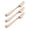 Rose Gold, variant on Exquisite Premium Silver Plastic Silverware - 20 Silver Plastic Forks