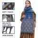 thumbnail image 3 of Bufanda cálida para mujer, chal colorido, suave y cómodo, elegante para clima frío, bufanda navideña con flecos y lunares de jacquard, bufanda larga de moda, borlas de cola de cerdo, 3 of 5
