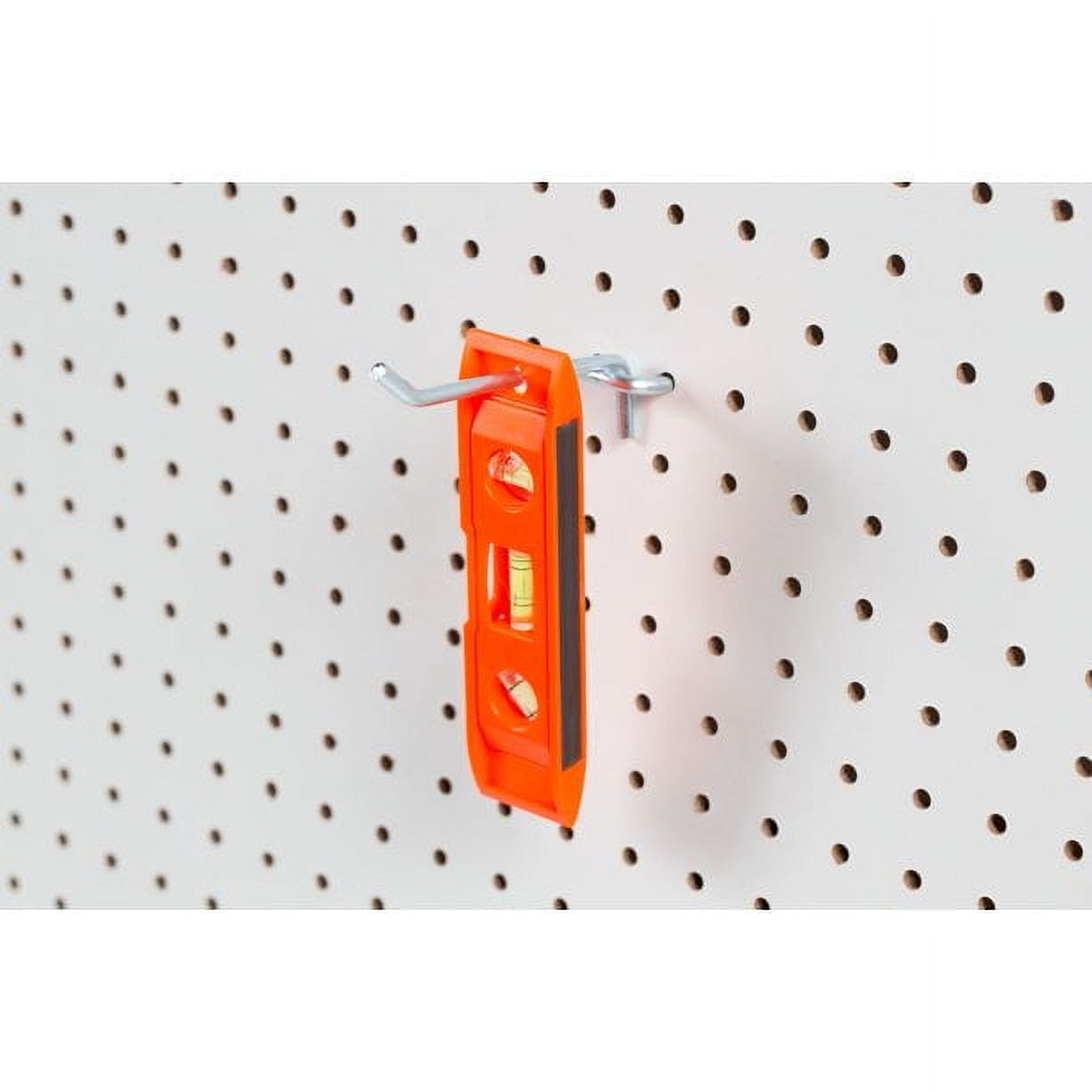 Hyper Tough 4 in, Heavy Duty Steel Pegboard Hook, 3 Pack