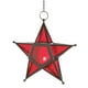 Zingz & Thingz 57070455 Lanterne à Bougie Étoile en Verre Rouge – image 1 sur 1