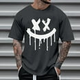 thumbnail image 2 of AnuYalue Mens Graphic T-Shirts Big and Tall Crew Neck Tops Loose Fit Casual Summer Tshirt Casual Hip Hop Tee for Men, 2 of 4