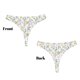 thumbnail image 3 of Fotbe Floral Tanga Sin Costuras para Mujer con Estampado – Panties Invisibles, Transpirables y Cómodos para Uso Diario-Large, 3 of 6