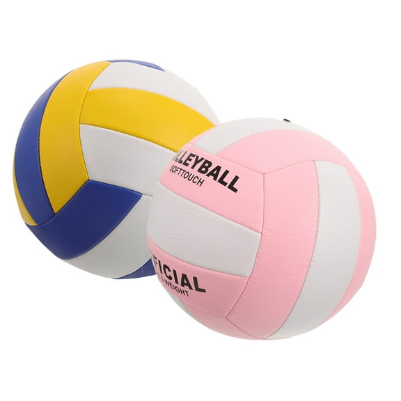 LOLIPPYY 2-Pack Soft Volleyballs for Indoor Sports Training, Entrance Exam Practice with Enhanced Control and Durability
