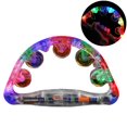 thumbnail image 1 of LED Light Up Flashing Tambourine Shaking Musical Toy Party Prop, 1 of 8