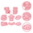 thumbnail image 1 of unbranded 8Ud Reutilizables Rosa Para Galletas Con Acabado Preciso Y Fácil Limpieza, 1 of 7
