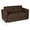 Java Brown, variant on Scranton & Co Contemporary Loveseat in Java Brown Faux Leather