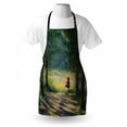 thumbnail image 3 of Kids Apron Watercolor Ancient Traditional Story Illustration Girl with Red Dress Brush Strokes, Unisex Kitchen Bib Apron with Adjustable Neck for Cooking Baking Gardening, Multicolor, by Ambesonne, 3 of 3