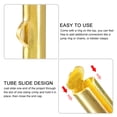 thumbnail image 4 of 120Pack Slide on End Clasps, 35mm Tube Ball Bead Slider Crimp Ends, Gold Tone, 4 of 6