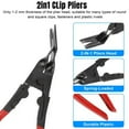 thumbnail image 5 of Panel Clamp Removal Pliers For General Purpose Door Trim, Spring-Loaded Design Easy Clip Removal, Suitable For Automotive Diy Repair And Maintenance, 5 of 9