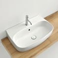 thumbnail image 4 of Ws Bath Collections Nolita 5341.01 Nolita 23-5/8" Rectangular Ceramic Vessel Or Wall, 4 of 5