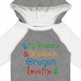 thumbnail image 4 of Inktastic Oregon My Grandma and Grandpa Love Me Boys or Girls Long Sleeve Baby Bodysuit, 4 of 5