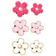 thumbnail image 3 of 6 Pcs Daisy Flower Air Vent Clip Accessories Air Conditioning Outlet Clip Car Air Freshener Dashboard Accessories Charm Car Inter Decor(3 cm, 3.3 cm,Red, Pink, White), 3 of 7