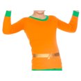 thumbnail image 2 of DC Comics Justice League Boys' Aquaman Tight Fit 2 Piece Long Sleeve Sleep Shirt Pajama Pant Set, 2 of 5