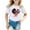White, variant on oqasdz Kids Child Boys Girls T Shirts Cute Graphic Round Neck Short Sleeve Tee Summer Casual Fashion T Shirt, Size 5-6 Years