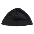 thumbnail image 2 of dianhelloya Unisex Winter Fall Hat High Elasticity Solid Color Elastic Anti-slip Regular Fit Soft Warm Windproof Hip Hop Polar Fleece Beanie Outdoor Cycling Cap Black, 2 of 8