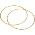 thumbnail image 1 of PATIKIL 7 Inch Round Metal Floral Hoop, 2 Pcs Gold Wreath Wreath Macrame Frame for Wedding Geometric Decor Party Wall Hanging, Gold Tone, 1 of 5