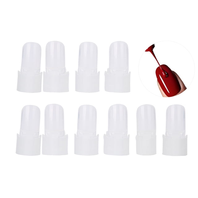 Puntas protectoras para uñas, 10 piezas/juego, protector de uñas, protector de uñas, puntas protectoras para uñas creadas magistralmente