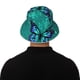 thumbnail image 5 of Balery Blue Floral with Butterflies Sombreros para el sol para hombre y mujer, sombrero de pescador con UPF 50+, 5 of 6