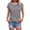 White, variant on biudgviw Cap Sleeve Tops for Women Fashion Striped Crewneck Tee Lightweight Casual Loose Fit T-Shirt for Everyday Wear