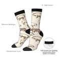 thumbnail image 4 of Haiem Vintage Farm Pigs Pattern Crew Socks – Soft & Durable Moisture-wicking Socks, Stay-Up Fit for Business, Work, and Casual Wear Size 5-11, 4 of 6