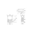 thumbnail image 5 of Vita Fairfield  86.5" White Vinyl Arbor  with Gate, 5 of 5