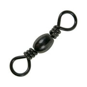 Eagle Claw Fishing Tackle, BBS123 Barrel Swivel, Black, Size 3