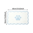 thumbnail image 3 of Scalloped Dog Feeding Mats, Grey, 20" X 24”, 3 of 3