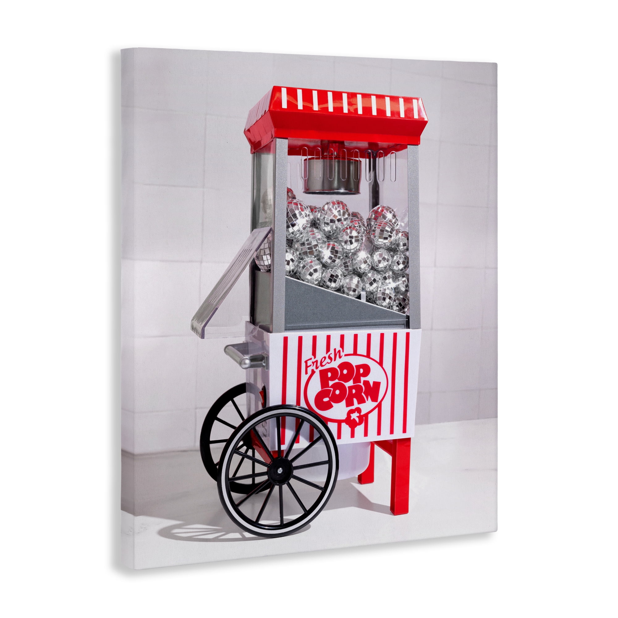 Stupell Industries Fun Disco Popcorn Machine Canvas Wall Art, design by LISH Creative