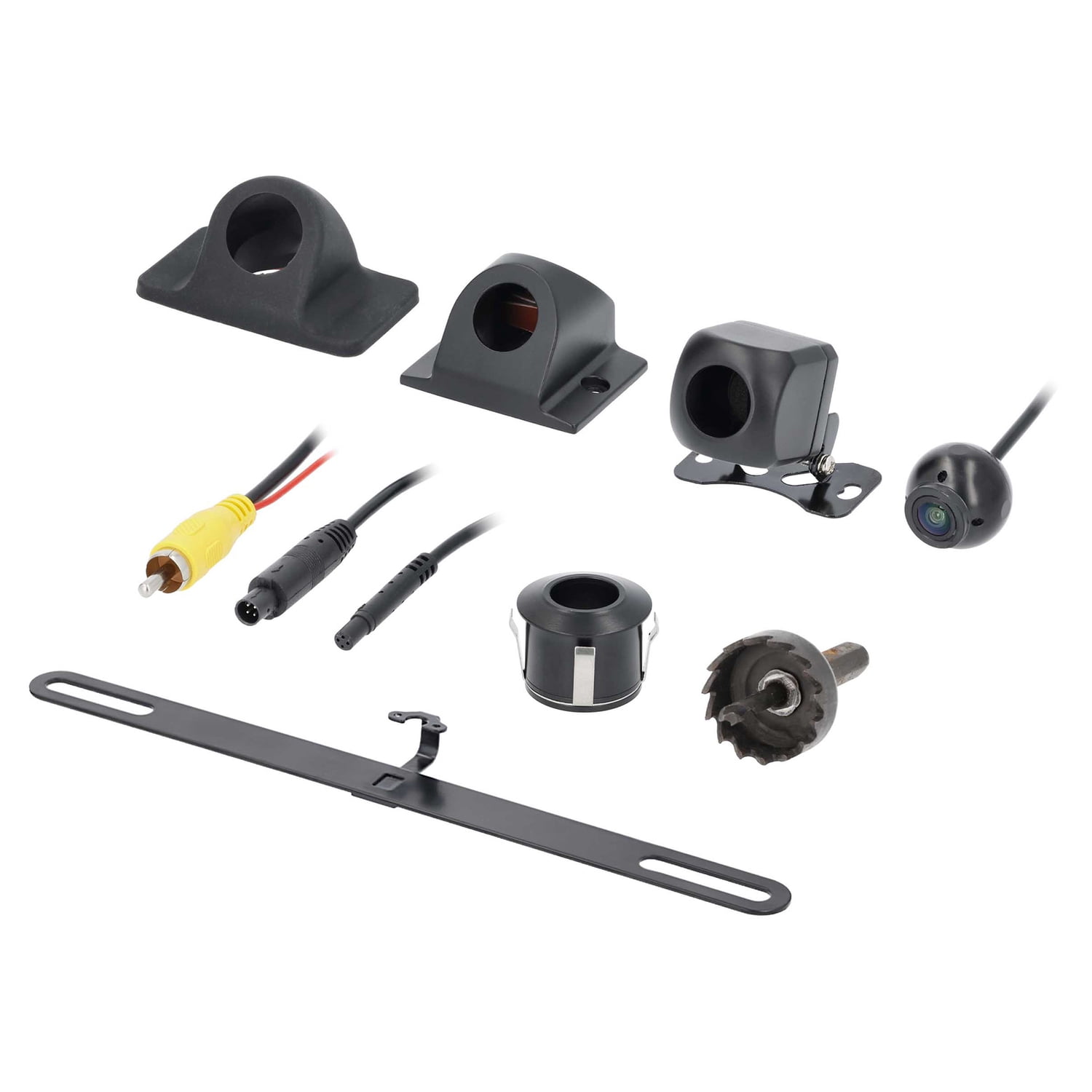 iBEAM Vehicle Safety Systems Wired Universal Multi-Mount Safety and Security Vehicle Camera System with Eyeball Camera and Multiple Mounts TE-5MSC
