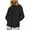 Black, variant on GEWSEY Women's Waterproof All Around Equestrian Rain Jacket – Seam Sealed Horse Riding Coat with Hood (Black, M)