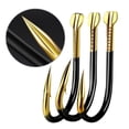 thumbnail image 5 of 10Pcs Iron Barbed Outdoor Fishing Hooks Bait Holder Fish Tackle Accessories-4#, 5 of 8
