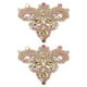 thumbnail image 3 of 2 piezas de apliques de diamantes de imitación de cristal y perlas de imitación para accesorios de moda Adorno de perlas brillantes, 3 of 8