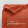 thumbnail image 6 of Moonlight20015 Fleece Blanket, Soft Microplush, Lightweight, Thick And Warm Cozy Comforter, Twin (60x80) Rust, 6 of 10