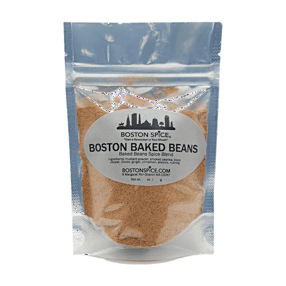 Boston Spice Boston Baked Beans Gourmet Handmade Spice Blend Beantown Approx 1/2 Cup wt. 1.8oz/51g Pouch