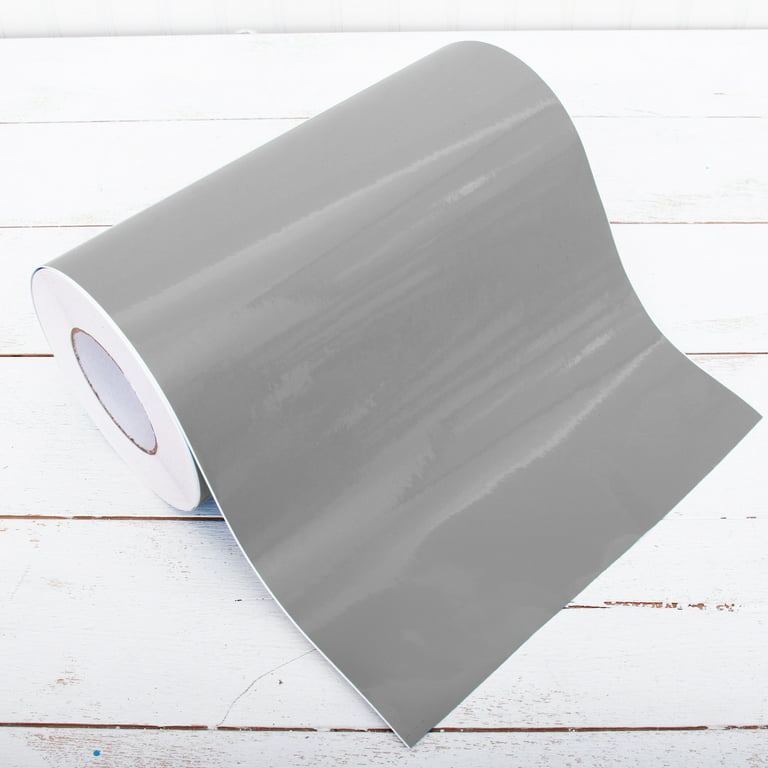 Craftables Adhesive Vinyl Sheet 12 x 12 Permanent Craft Outdoor SILVER