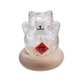 thumbnail image 2 of Tarro de cristal con forma de gato, para almacenamiento, adorno creativo, decorativo, decoración del hogar, mini transparente Estilo D, 2 of 9