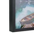 thumbnail image 3 of ArtToFrames 16x20 inch Woodgrain Black Shadowbox 2.5 inch Tall Picture Frame, Black 16" x 20" Wood Poster Frame (WOM-5141), 3 of 7