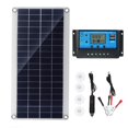 thumbnail image 4 of 10W Flexible Solar Panel Solar Cells for Car RV Boat Home Roof Van Camping Solar Battery, 30A Solar Controller Module, 4 of 8