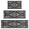 thumbnail image 3 of Boho Black Farmhouse Cute Tribal Aesthetic Kitchen Mats Set Of 3 Cushioned and Non-Skid Washable Floor Mat for Home Kitchen Decor or Office 17x30 +17x47+17×59 Inch, 3 of 4