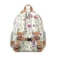 thumbnail image 3 of Pioneer Flower and Butterfly Backpack for School,Cute School Bag,Schoolbag with Adjustable Shoulder Straps & Padded Back,15.25"x11.5"x5.25", 3 of 6