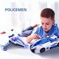 thumbnail image 7 of BESTSKY Transforming Car Toy,Police Vehicles Aircraft Toys with Automatic Transformation & 360 Degree Rotation,Police Toys for Boys Kids 3+ Year Old, 7 of 7