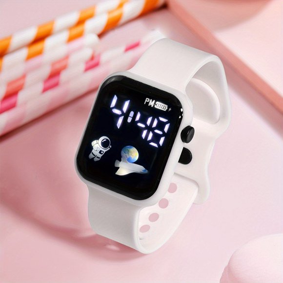 LINMOUA Kids Watches Girls Boys Children's Watch Suitable For Students' Outdoor Electronic Watches Screen Watch Display Time