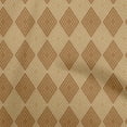 thumbnail image 1 of oneOone Polyester Spandex Brown Fabric Check Argyle Quilting Supplies Print Sewing Fabric By The Yard 56 Inch Wide, 1 of 5